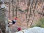 Repelling in the Pocono Mountains