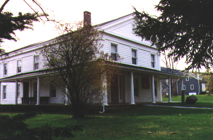 Equinunk Historical Society headquarters Calder House in Wayne County Pennsylvania in the Pocono Mountains near the Upper Delaware River